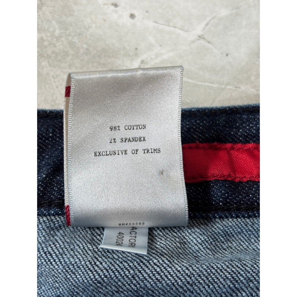 X2 Quality Denim Womens Size 2 Slim W10 Low Rise Straight Leg Jeans Dark Wash - Picture 9 of 12
